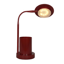 Carson Merlot Metal LED Desk Lamp with USB